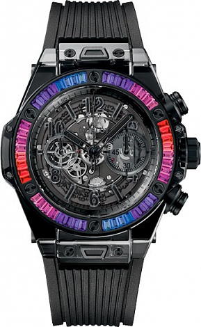 Replica Hublot Big Bang Unico All Black Sapphire Galaxy 411.JB.4901.RT.4098 watch